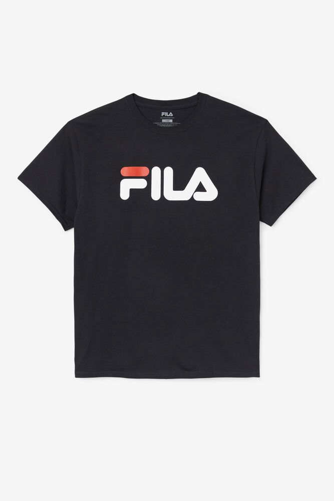 Tricou Fila Barbati Negrii Logo GFHR-46580